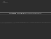 Tablet Screenshot of aldr.com